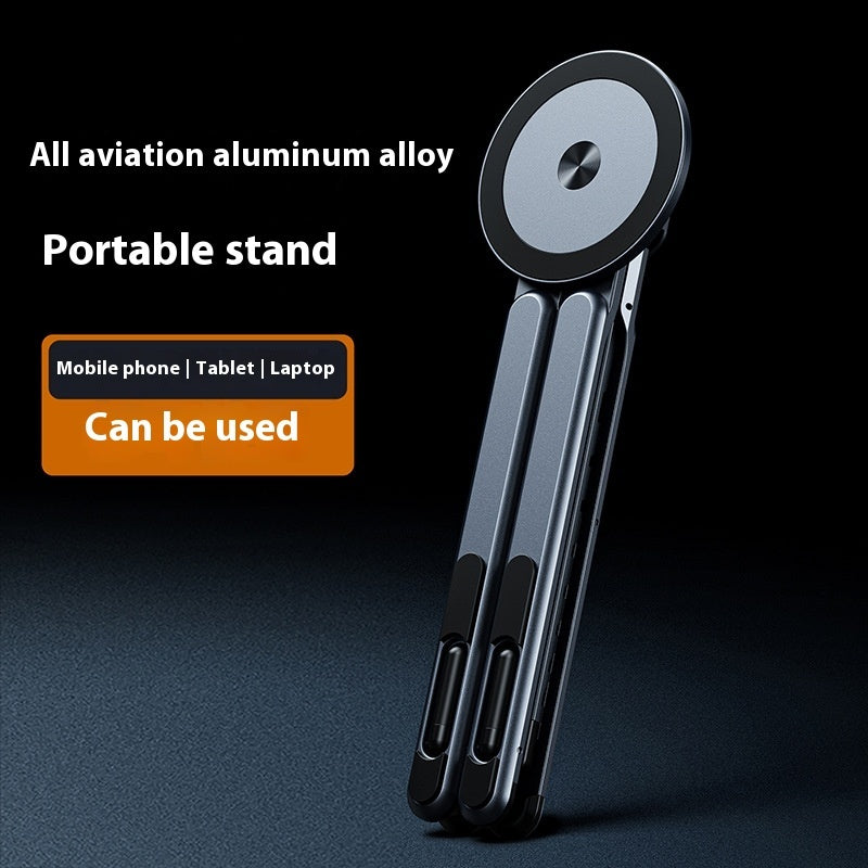 Premium Foldable Laptop Stand — Aluminum Alloy, Universal Fit