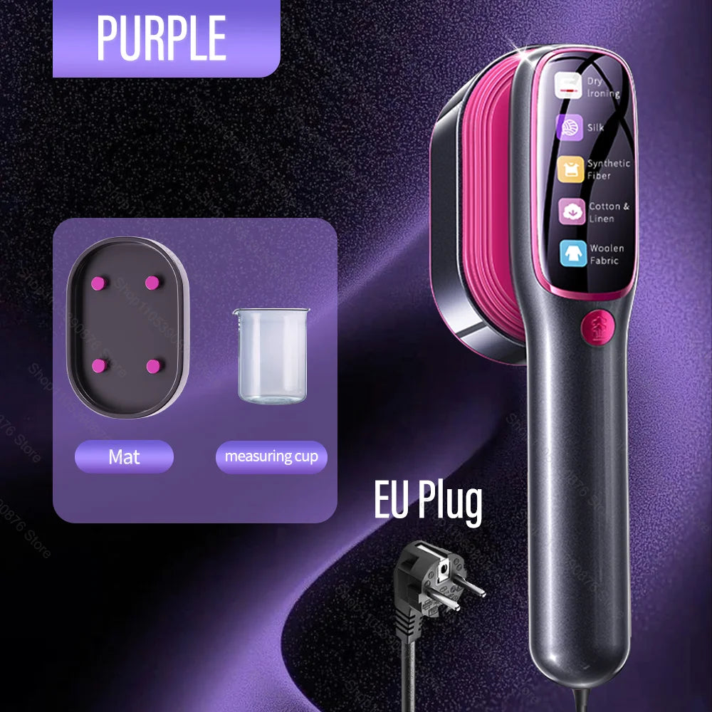Portable Garment Steamer — Handheld Steam Iron for Wrinkle-Free Clothes