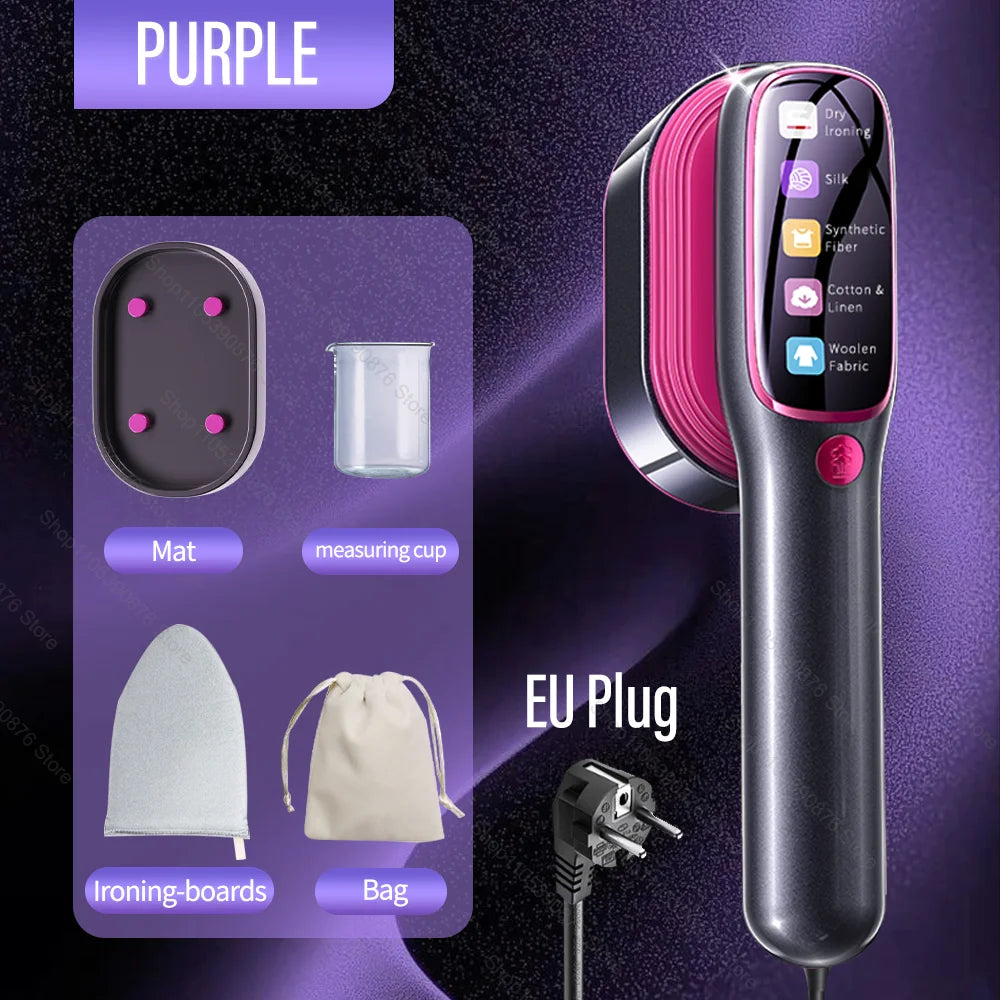 Portable Garment Steamer — Handheld Steam Iron for Wrinkle-Free Clothes