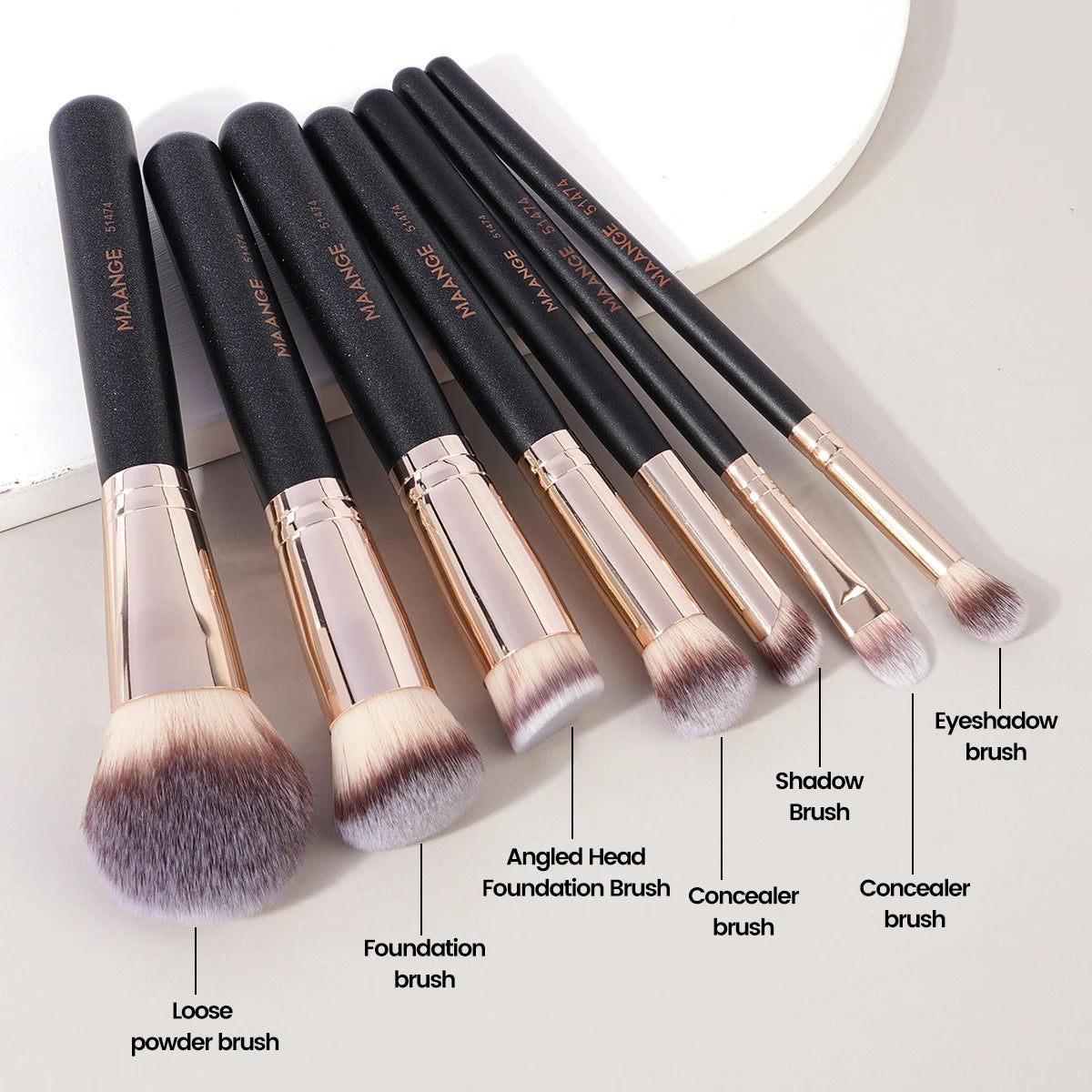 7-Piece Professional Makeup Brush Set (MAANGE) brand