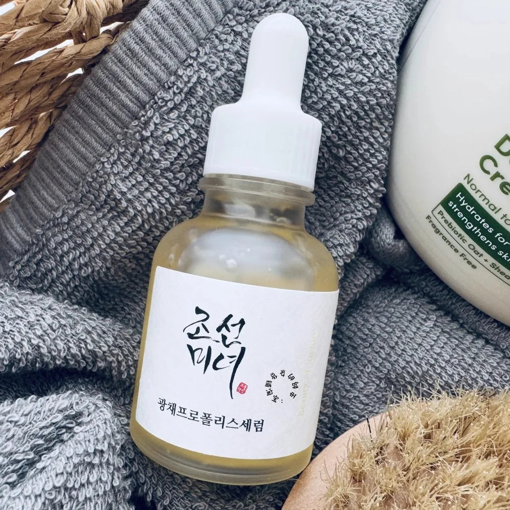 Korean Glow Serum – Hydrating & Brightening Face Serum (Green Tea, Propolis, Rice)