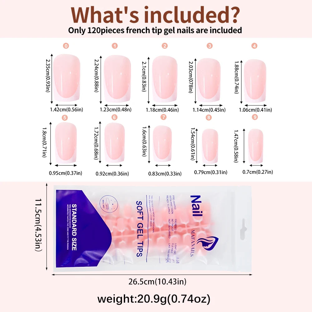120-Piece Press-On Nail Kit