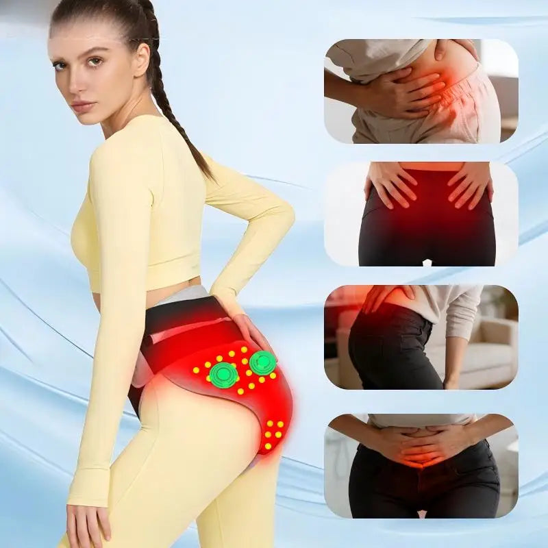Red Light Heating Therapy Belt — Abdominal Pain & Muscle Relief