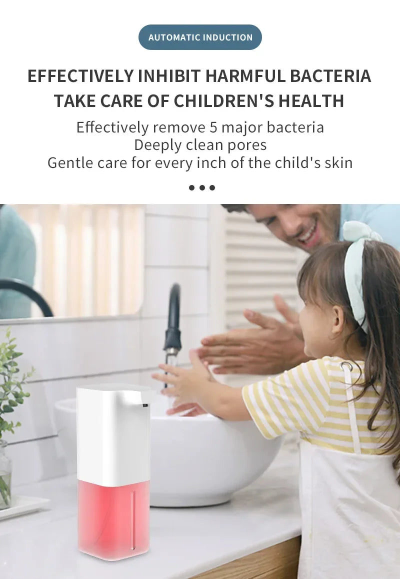 Touchless Automatic Soap Dispenser (USB Rechargeable, 350ML)