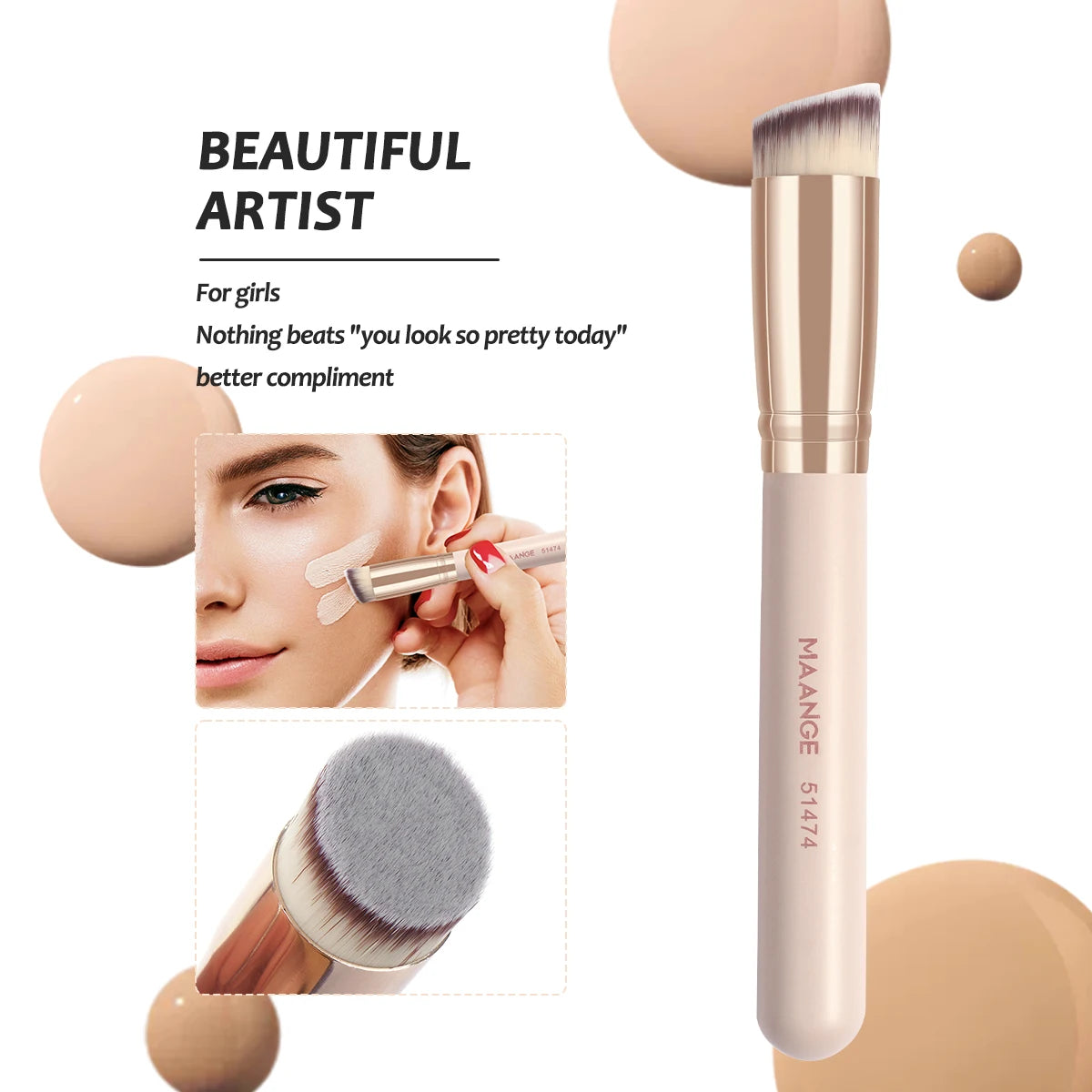 7-Piece Professional Makeup Brush Set (MAANGE) brand