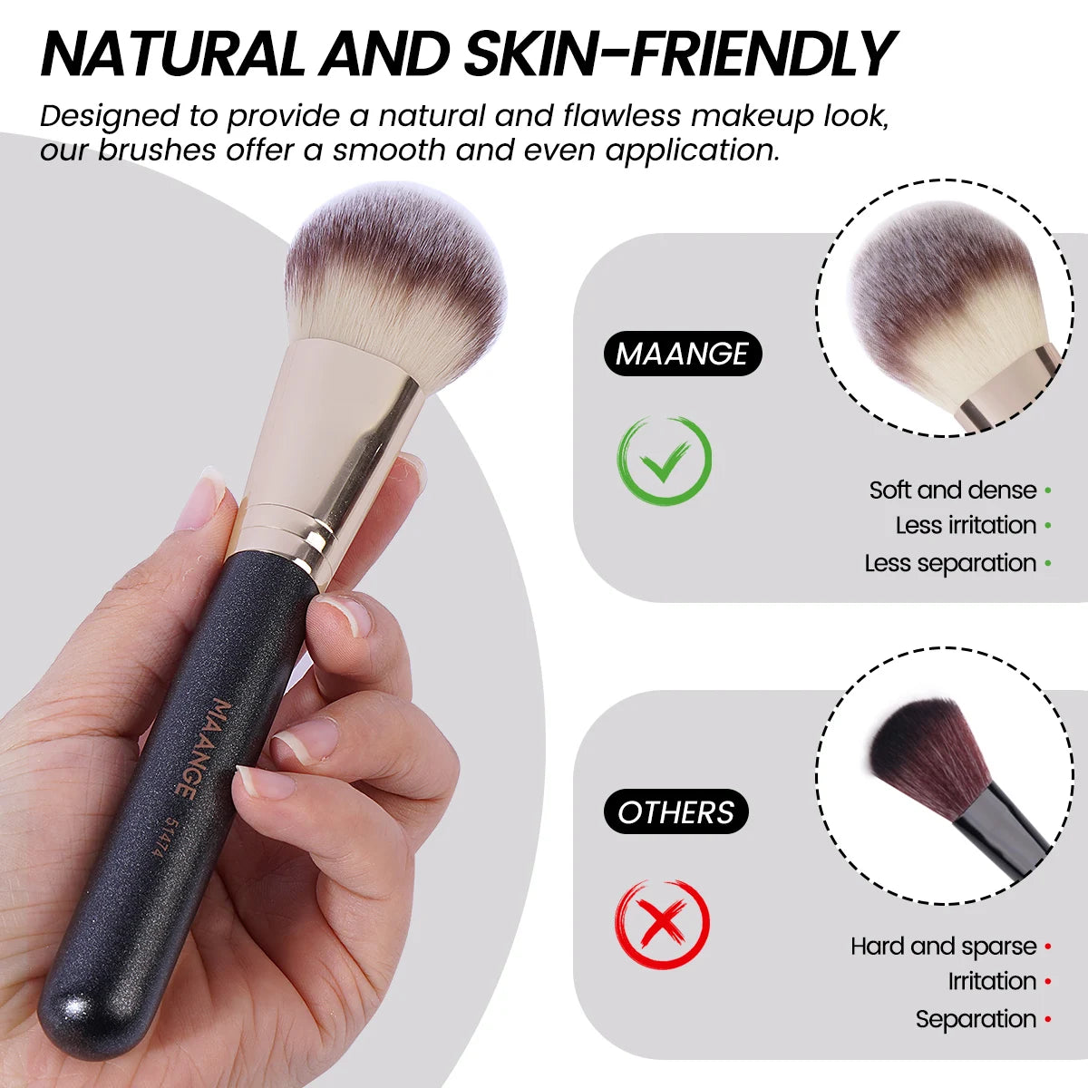 7-Piece Professional Makeup Brush Set (MAANGE) brand