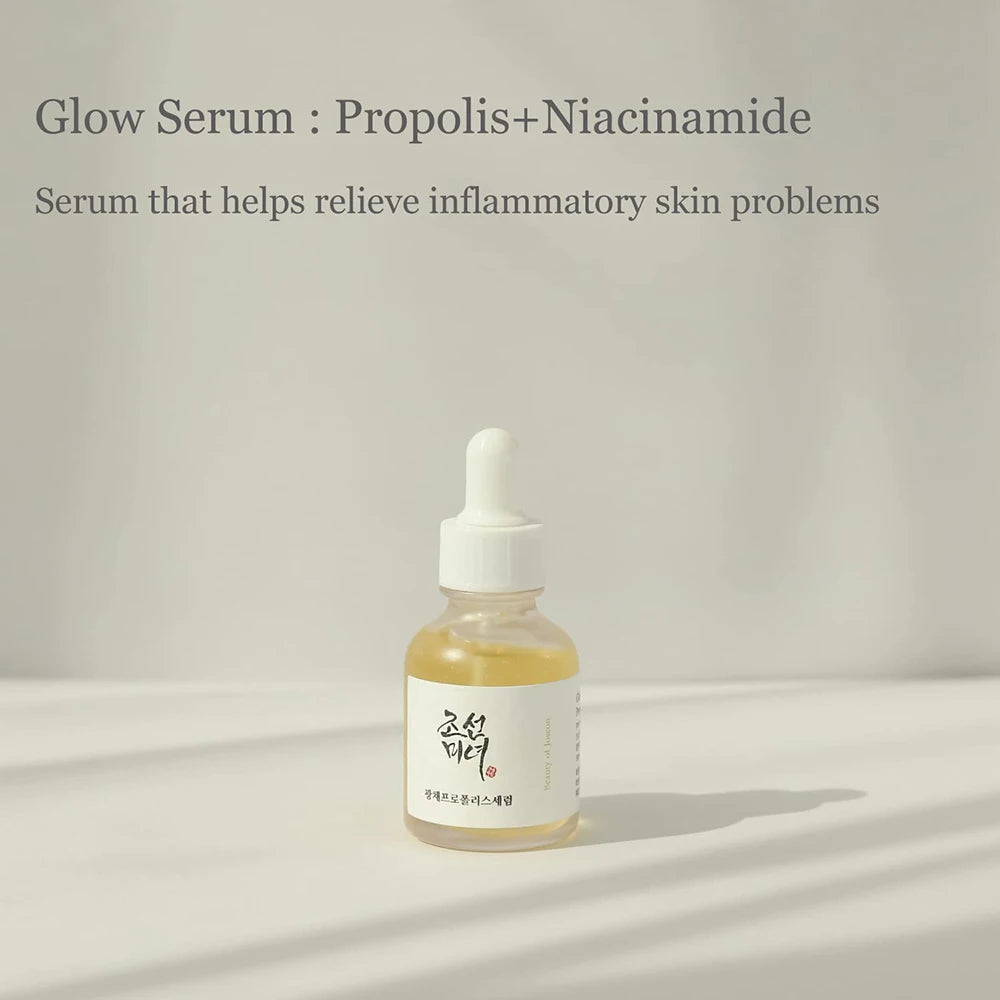 Korean Glow Serum – Hydrating & Brightening Face Serum (Green Tea, Propolis, Rice)